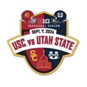 USC vs Utah State 2024 Big 10 Gameday Collector Pin